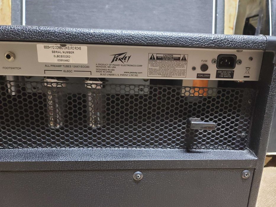 Peavey 6505+ 1x12 60w Amplificator combo cu tuburi pentru chitară