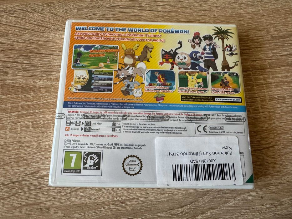 [Nintendo 3DS] Pokemon Sun нова/запечатана