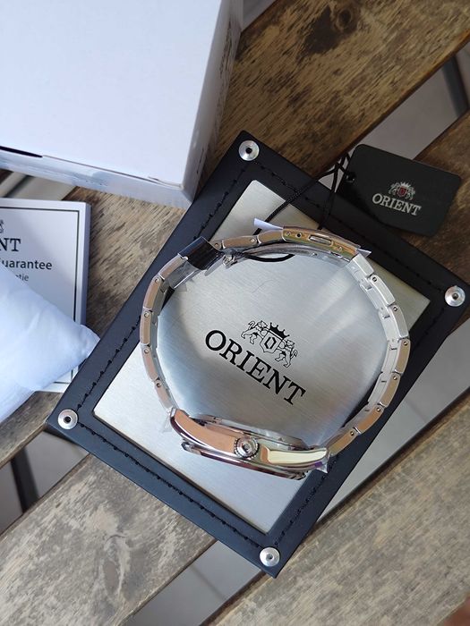 Orient Stretto Date Automatic Sunburst Blue 38.5mm