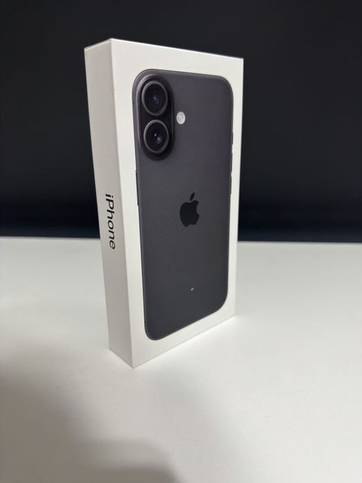 НЕРАЗПЕЧАТАН!! iphone 16 128gb black