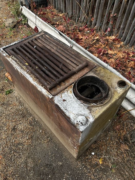 Печь котел  (б/у)