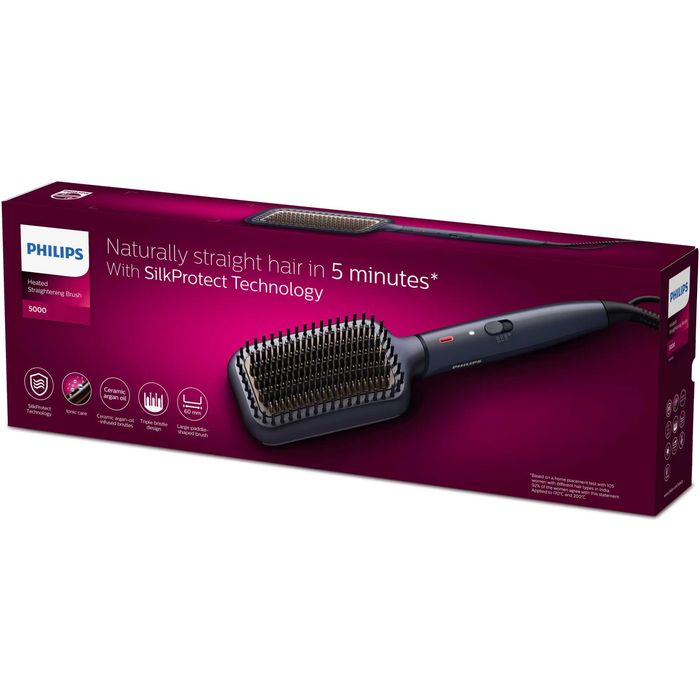 Perie incalzita pentru indreptare Philips BHH885/00, ingrijire cu ioni