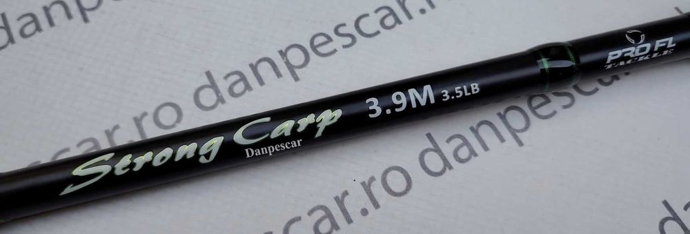 SET 4 Lansete 3,90metri PRO FL Strong Carp 3.5lbs 3segmente