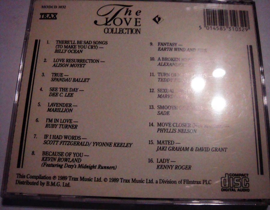 "The love collections"- шест компакт диска