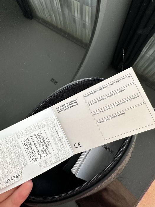 Ochelari de soare Emporio Armani cu toc si certifcat