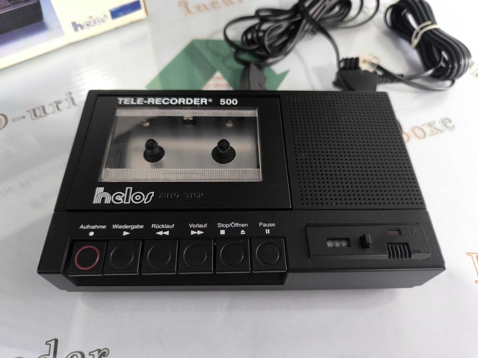 Helos Tele-Recorder 500 - Inregistrator Telefonic Caseta - Funcțional