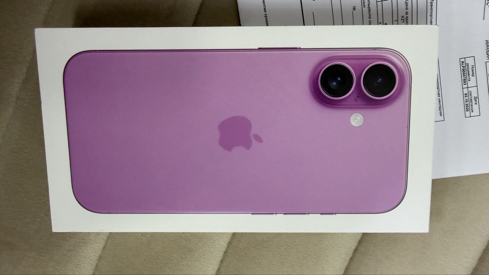 iPhone 16 в розовом цвете (Pink) 128gb