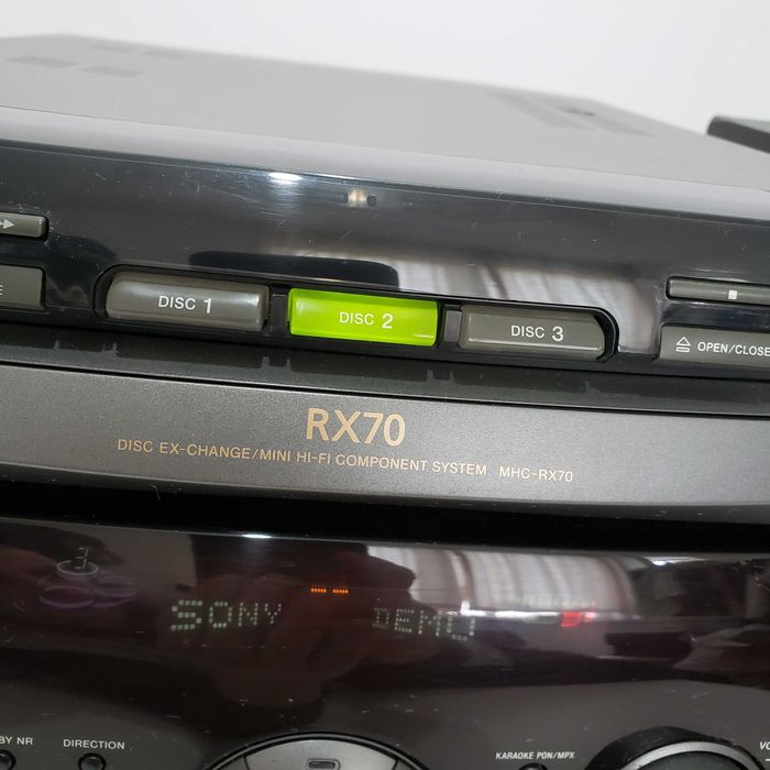 SONY RX70 L80H Уредба Аудиосистема Дек Касетофон Тонколони Диск 6ohm