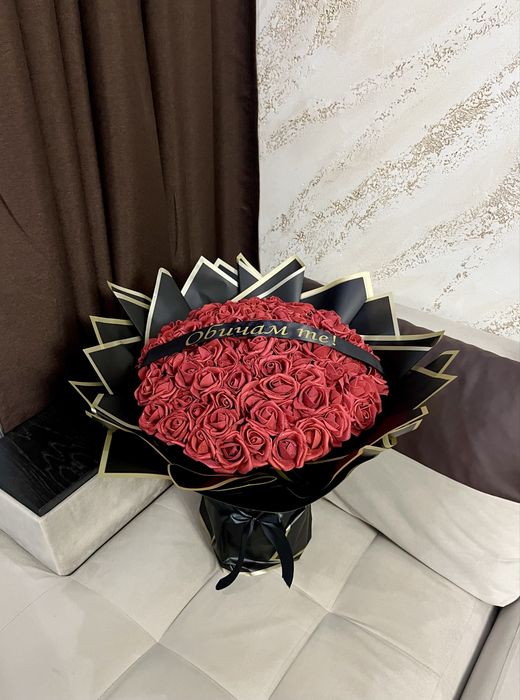 Букет от вечни рози