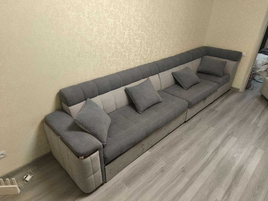 Диван угловой 4 метра с подушками