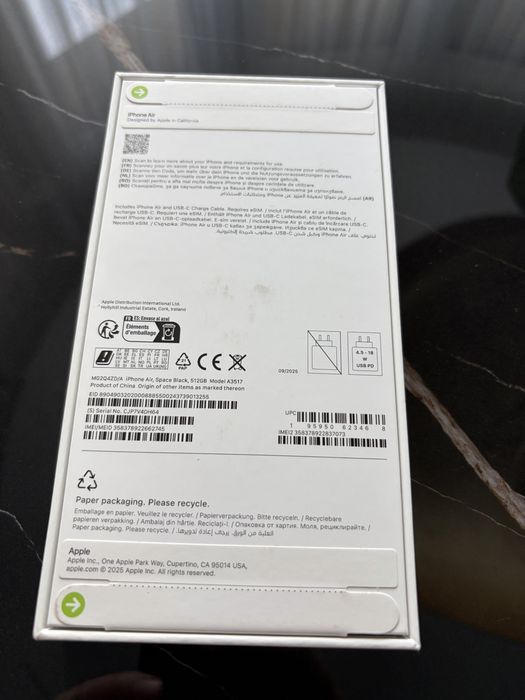 IPhone Air 512GB Black