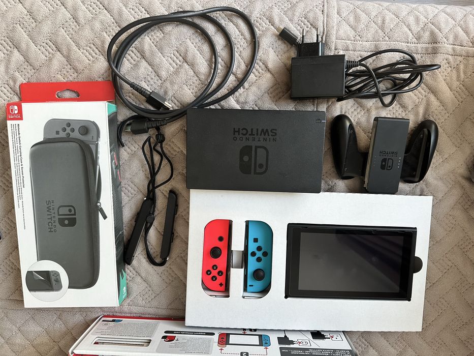 Nintendo switch 2rev прошитый 128гб