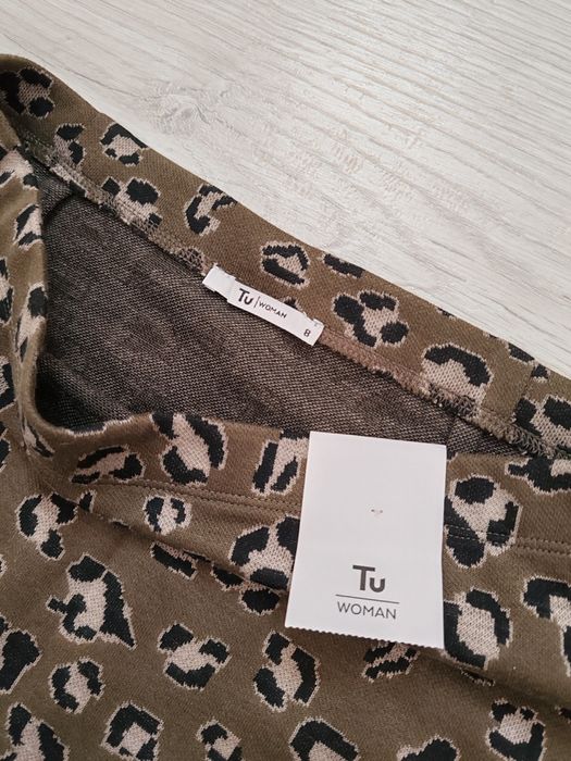 Fusta Tu casual, 36, print leopard