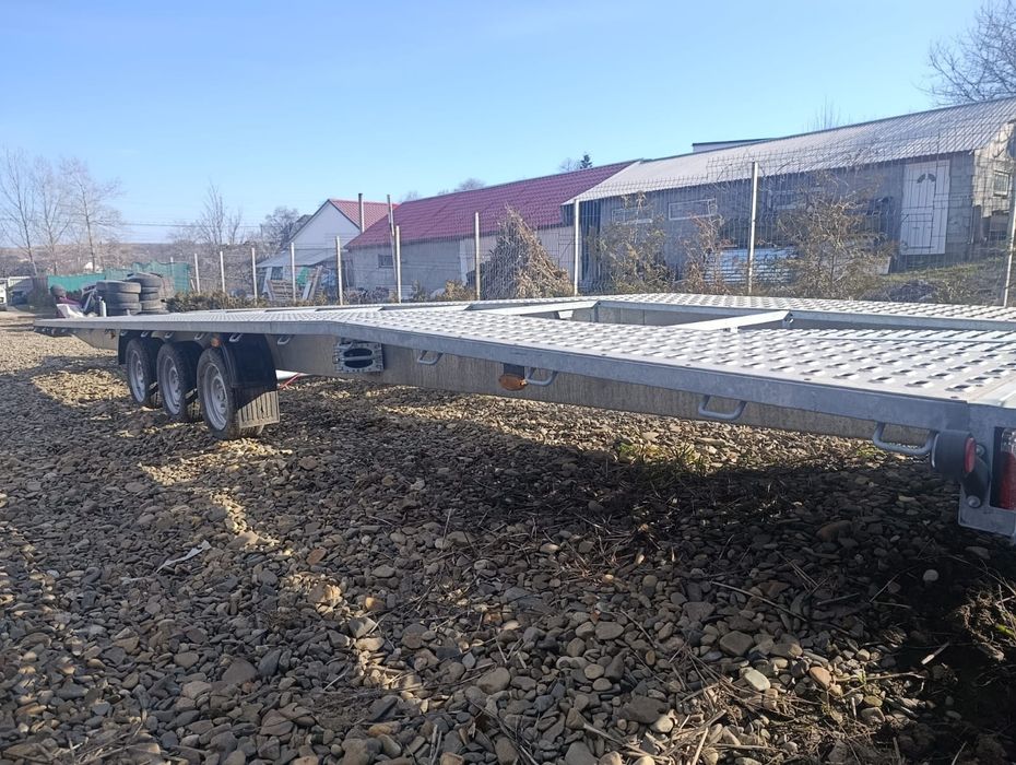 Platforma auto/trailer dublu 3500kg Niewiadow an 2025 stare noua