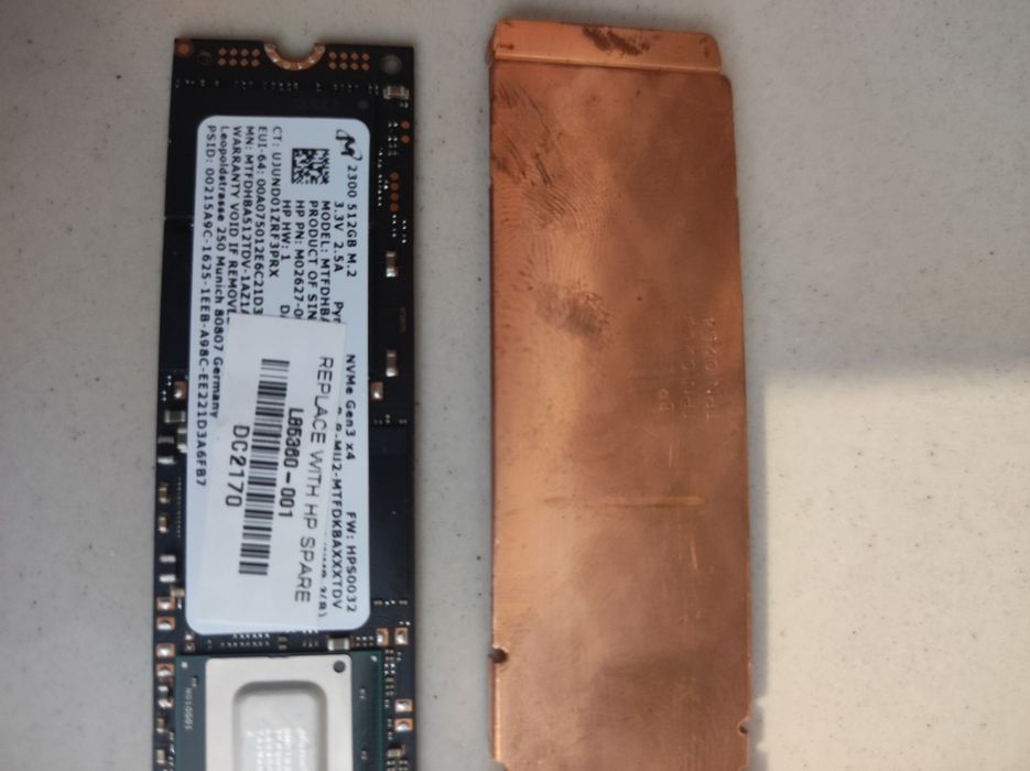 SSD 512gb Micron