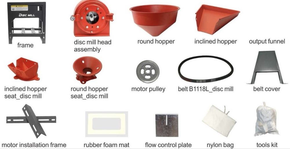 Кормодробилка DISC MILL 2.2 кВт 250 кг/час