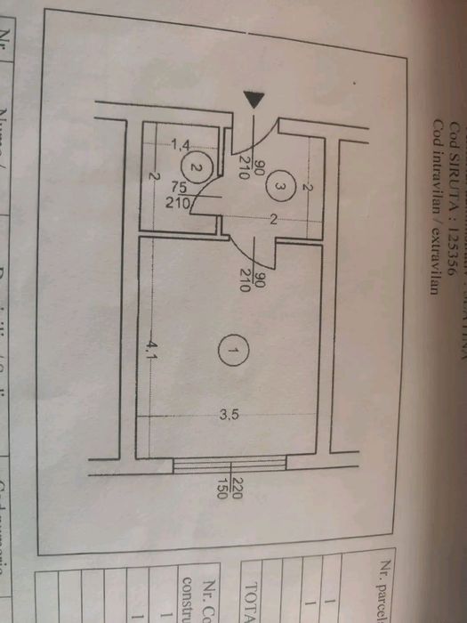 Garsoniera zona Zahana ( peste drum de Nicostil). Este liberă și se poate ocupa din prima zi.