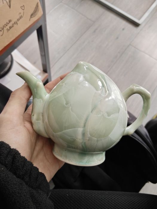 Редкий чайник Cadogan (антижадный, сифонный) — рабочий