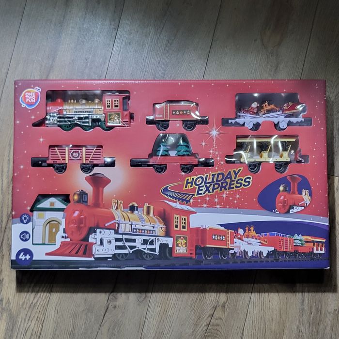 Trenuleț electric pom de Crăciun