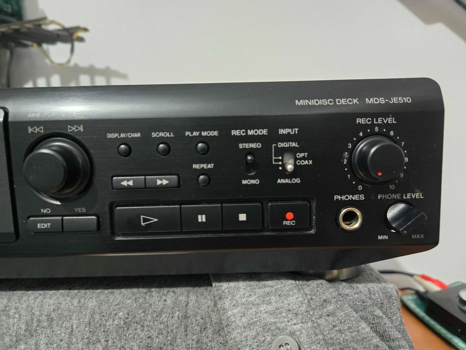 Deck Minidisc SONY MDS-JE 500 si 510