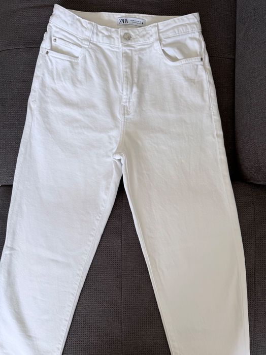 Дамски бели дънки ZARA