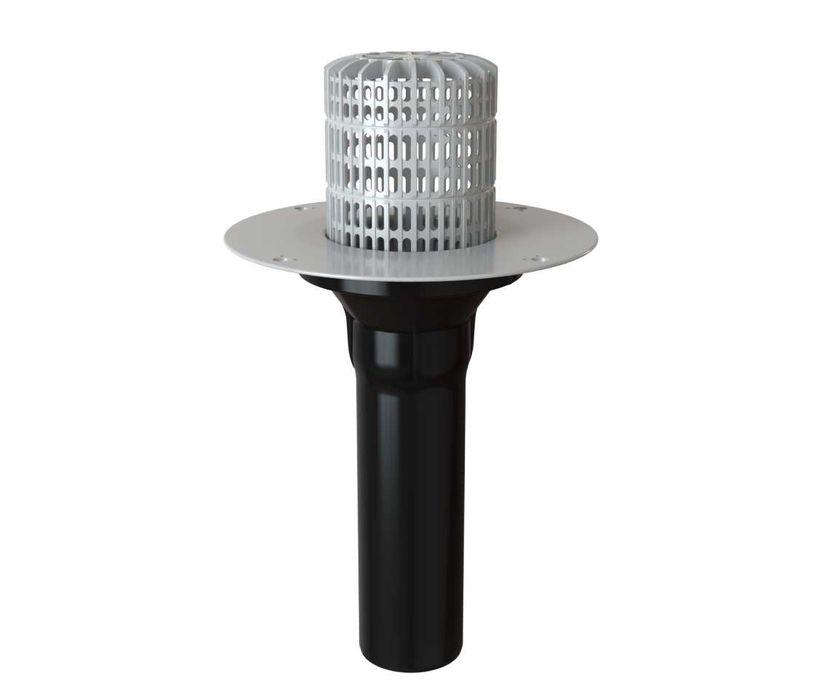 Воронка кровельная - V-PVC слив для кровли (Россия) 110*450