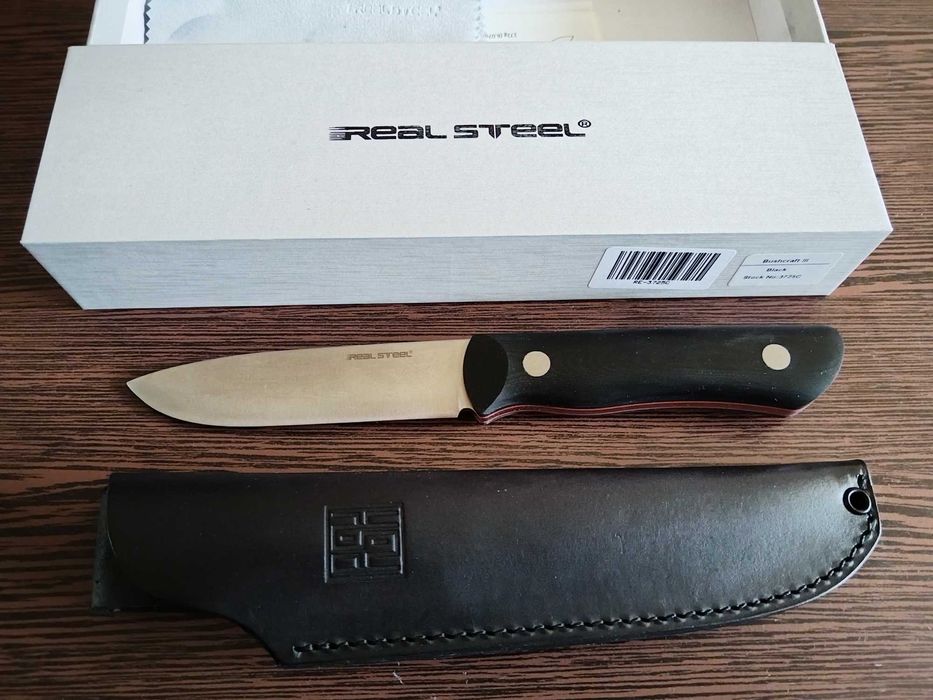 Cutit camping Real Steel Bushcraft III Black Thorn Falkniven