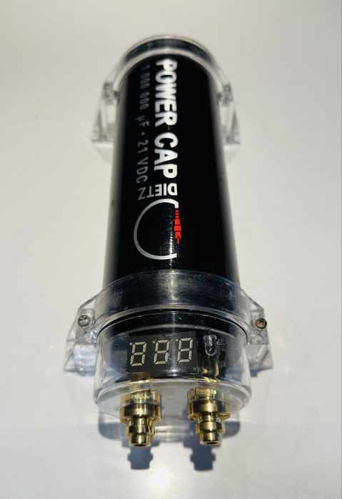 Dietz Power Cap 1 Farad 21VDC – дигитален волтметър
