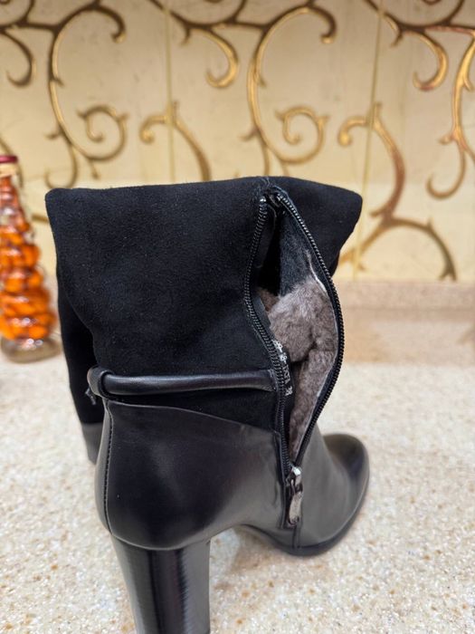 Коженные сапоги натуральные