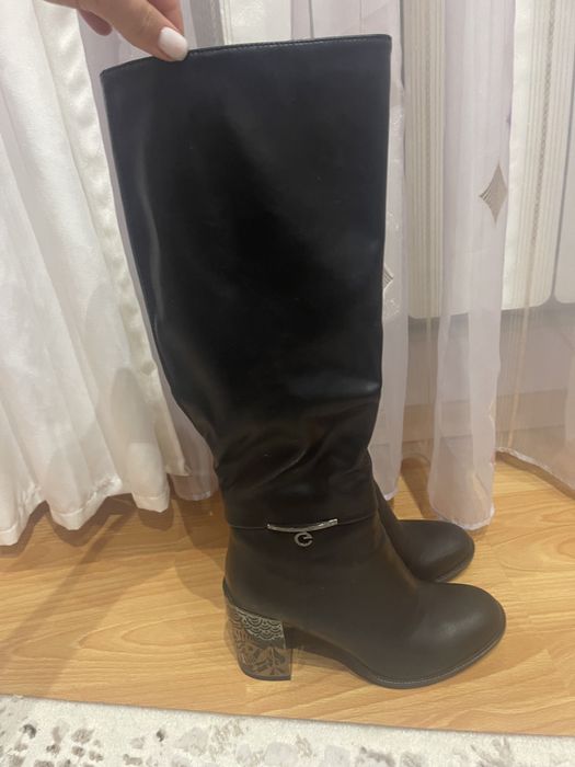 Дамски ботуши от еко кожа