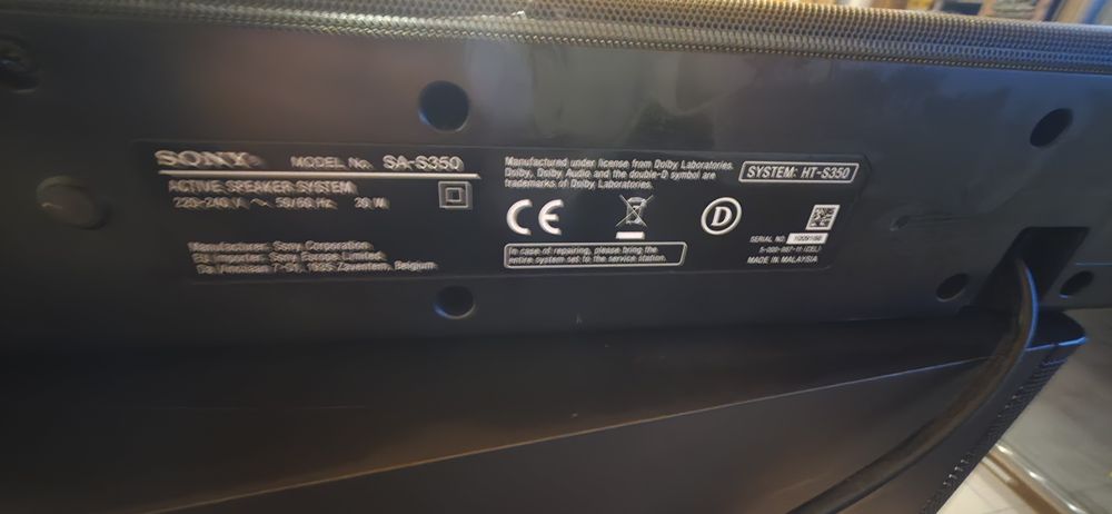 Vand soundbar Sony HT-S350