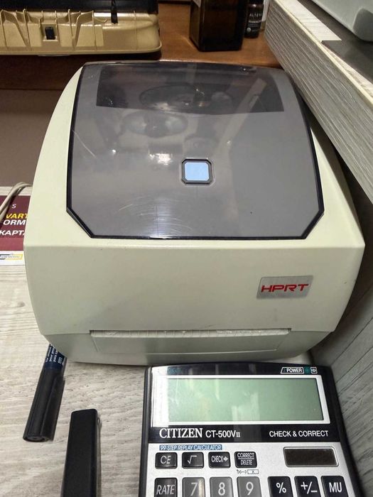 Термодиректен принтер HPRT HD100 + Консумативи