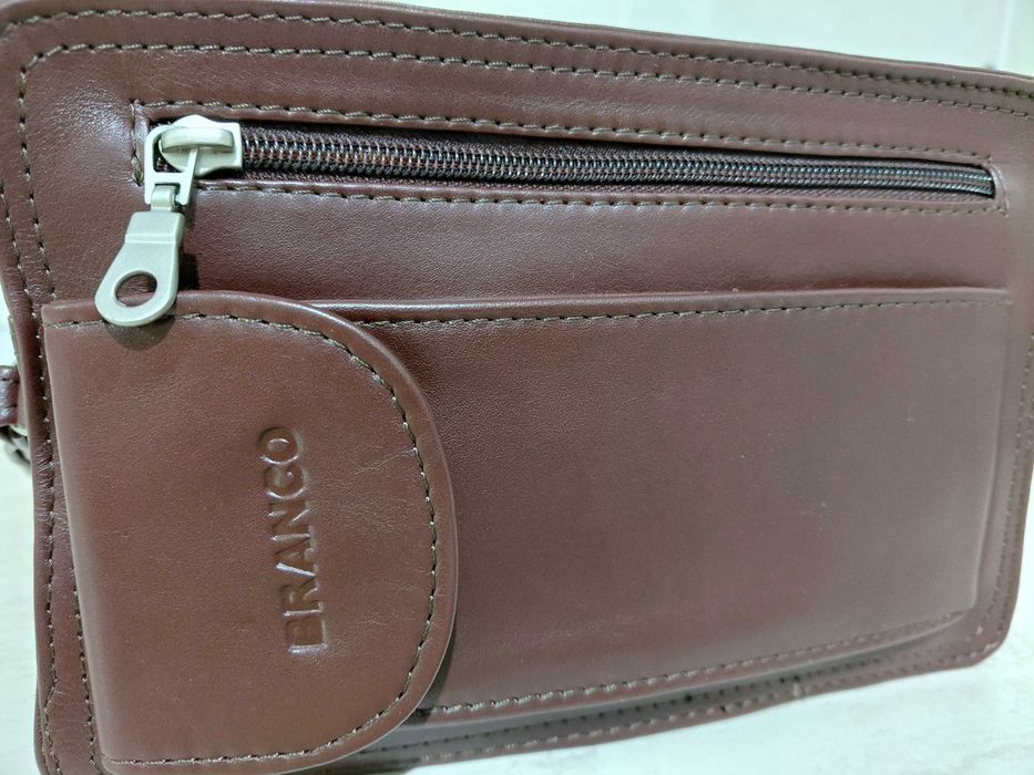 Borseta piele barbati, dreptunghiulara