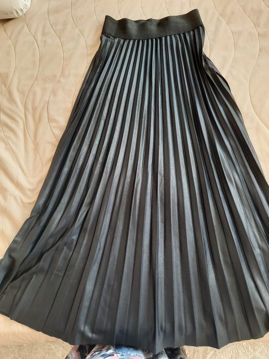 Дълга пола с промазан ефект