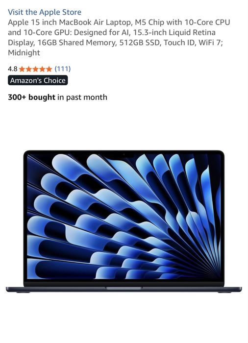 vand macbook air 15 m5
