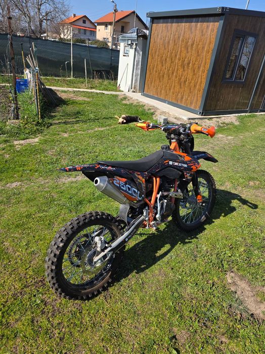 НОВ 250CC Gas TELSTAR Enduro Cross  + Подарък Каска