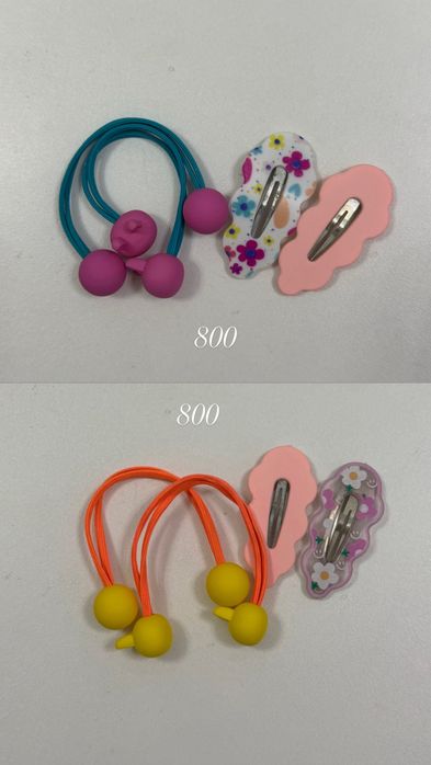 Резинки и заколки для девочек