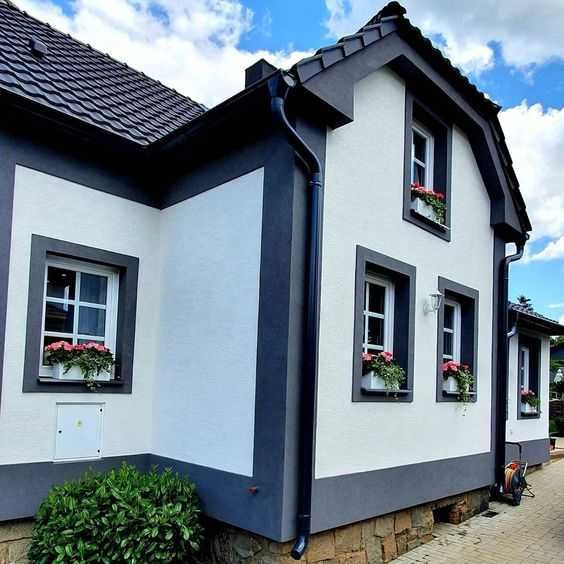 покраска домов крыш