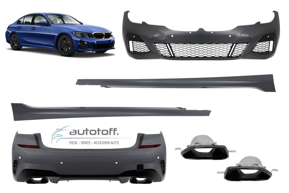 Pachet exterior compatibil cu BMW Seria 3 G20 (2019-2021) M Tech 340i Design