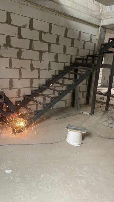 Сварной Лестничный Каркас - изготовление.