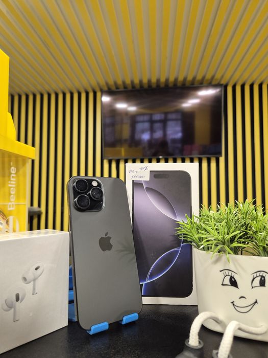 Iphone 16Pro max,256гб,91%,Kaspi0-0-12