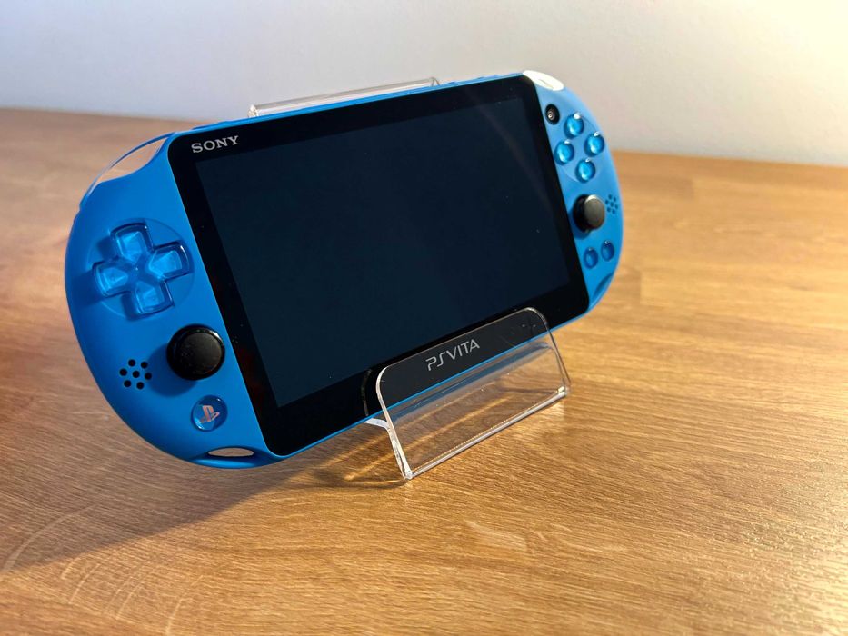 PS Vita Slim Aqua Blue modată — 128GB, import Japonia
