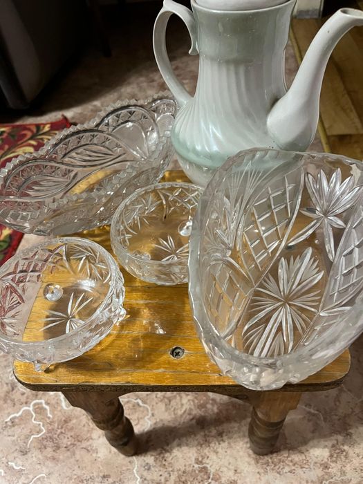 Хрустальная посуда.Заварной кофейник.