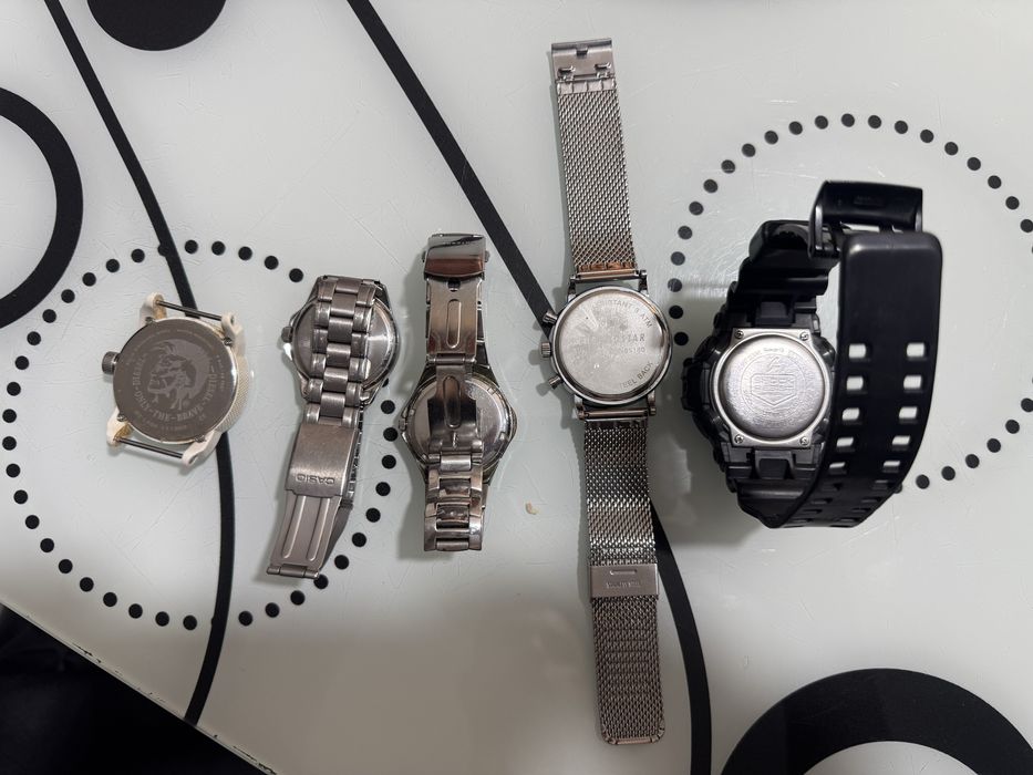 Lot 5 ceasuri originale – Casio G-Shock, Swatch, Chronostar, Casio, Diesel