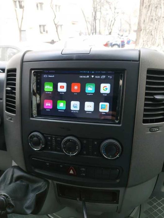 Navigație Android 15 4GB RAM Mercedes Sprinter/VW Crafter – CarPlay
