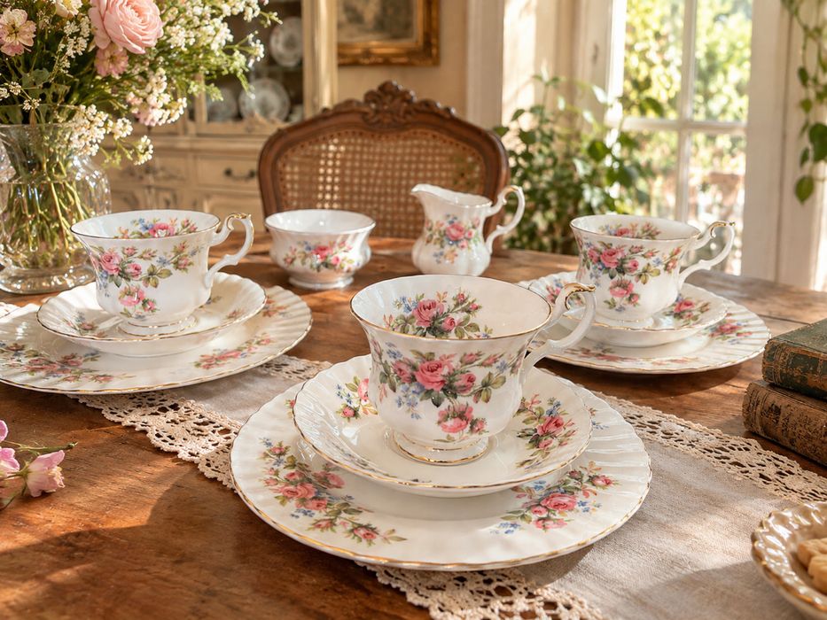 Set Royal Albert Moss Rose