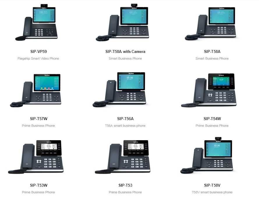 Yealink IP telefonlar. Barcha modellar stokda. Sotish va moslashtirish