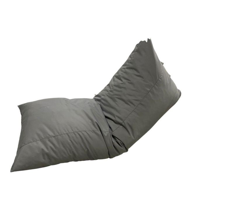 Pat de gradina din puf si fotoliu de gradina, bean bag, perna de curte