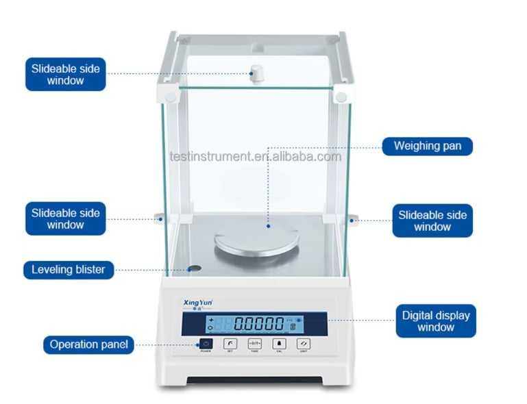 Промышленные лабораторные весы 310 г / 0,001 г