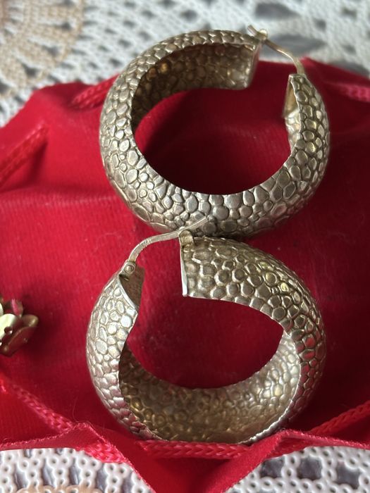 Масивни авторски сребърни обеци